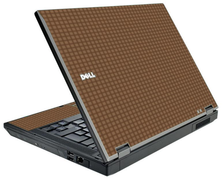 Dark Gingham Dell E5500 Laptop Skin