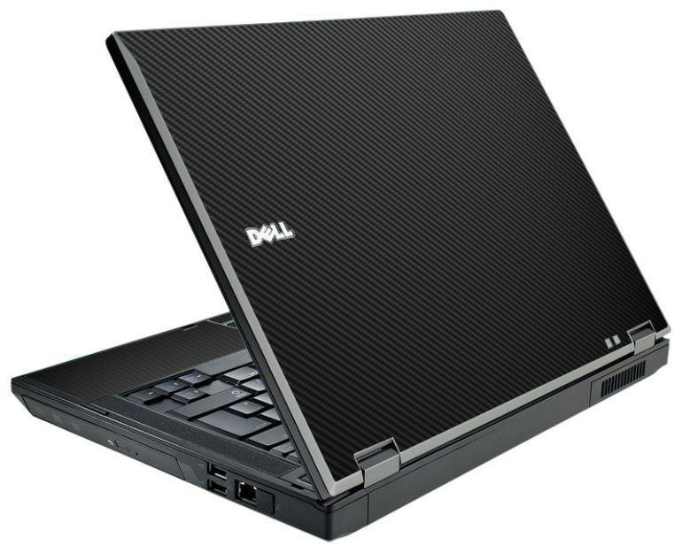 Black Carbon Fiber Dell E5510 Laptop Skin
