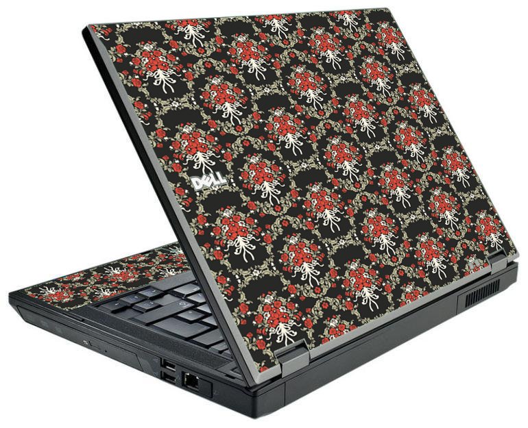 Flower Black Versailles Dell E5510 Laptop Skin