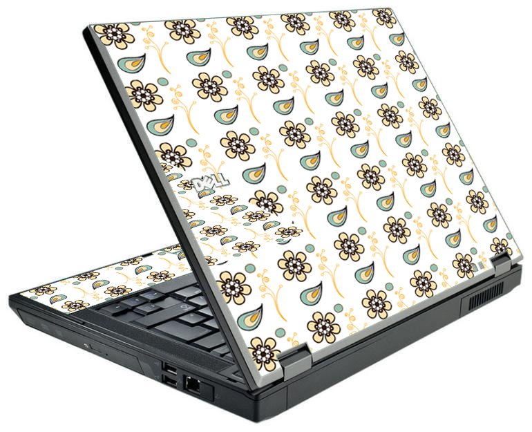 Fun Floral Dell E5510 Laptop Skin