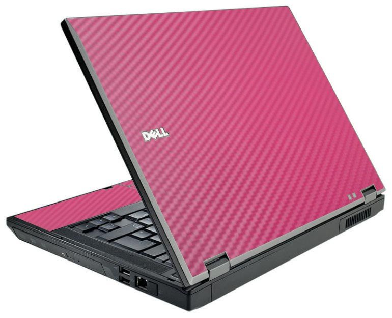 Pink Carbon Fiber Dell E5510 Laptop Skin