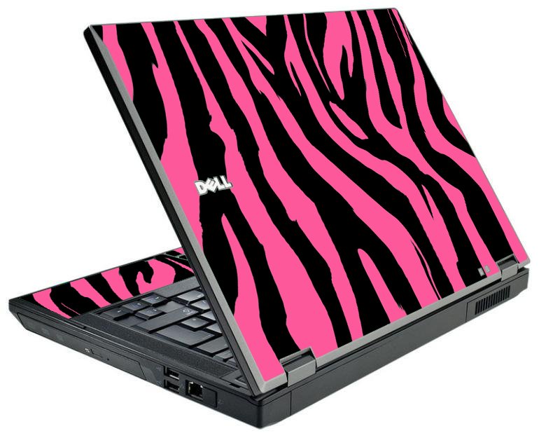Pink Zebra Dell E5510 Laptop Skin