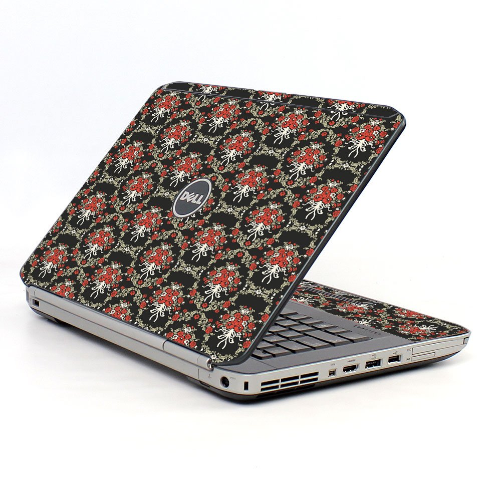 Flower Black Versailles Dell E5530 Laptop Skin