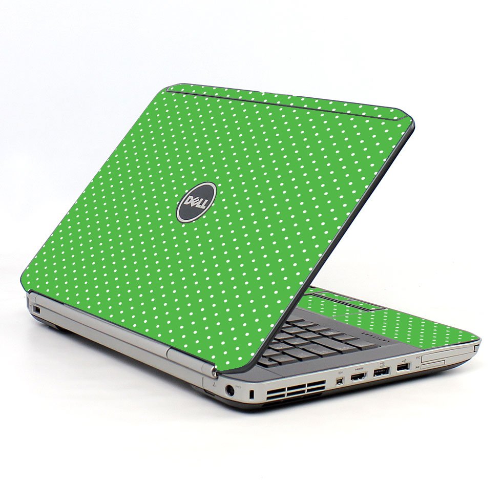 Kelly Green Polka Dell E5530 Laptop Skin
