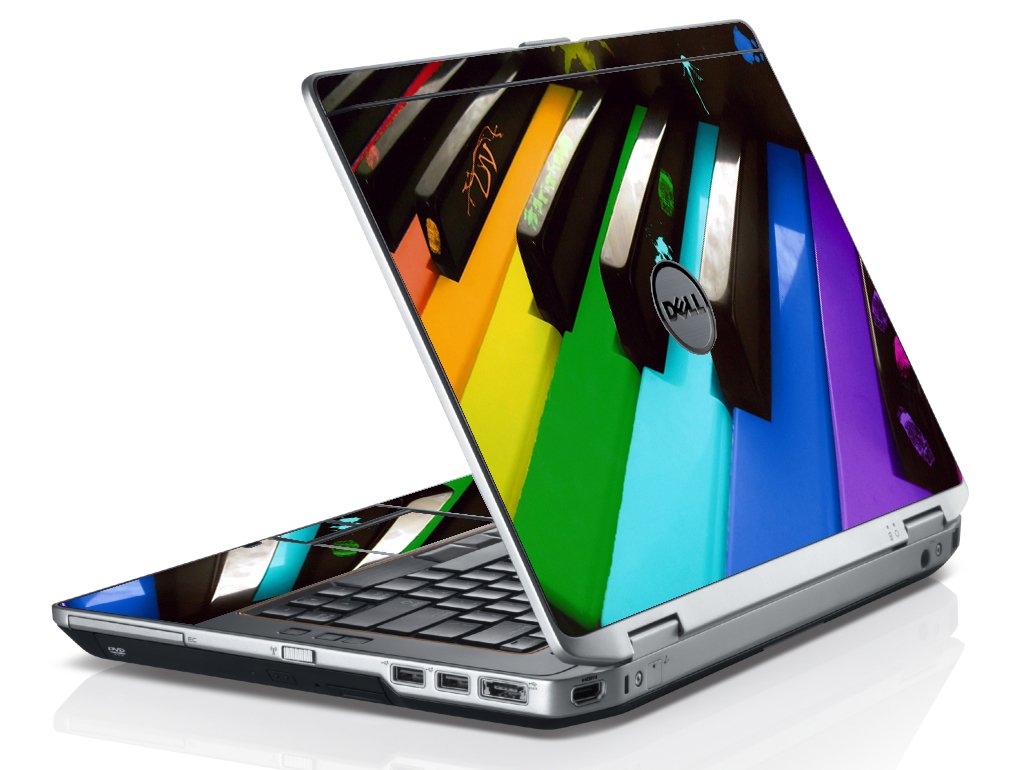 Colorful Piano Dell E6320 Laptop Skin