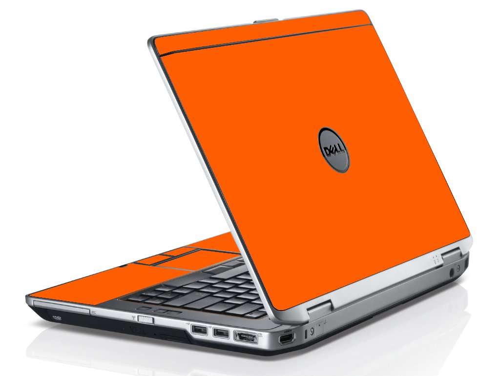 Orange Dell E6320 Laptop Skin