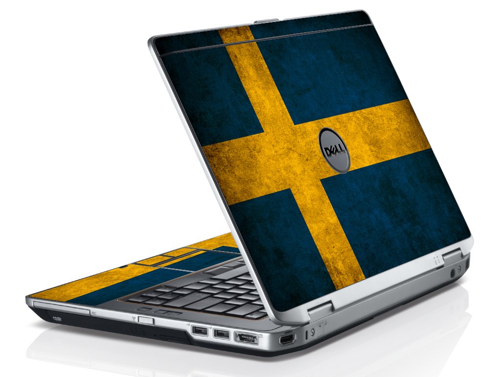 Swedish Flag Dell E6320 Laptop Skin
