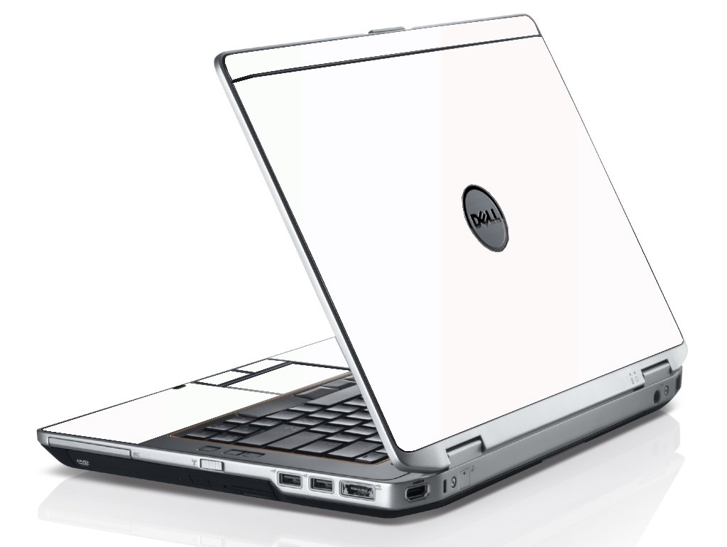 White Dell E6320 Laptop Skin