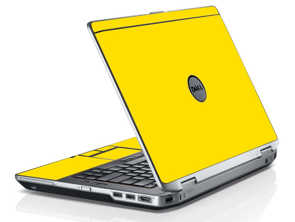 Yellow Dell E6320 Laptop Skin