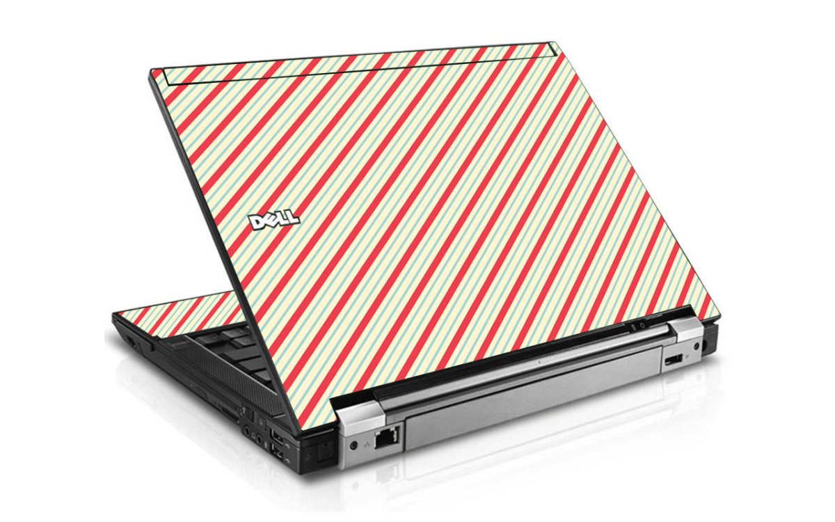 Circus Stripes Dell E6410 Laptop Skin