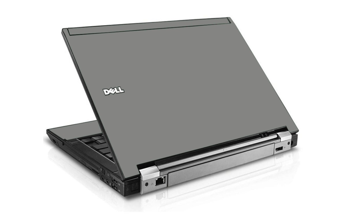 Grey Silver Dell E6410 Laptop Skin