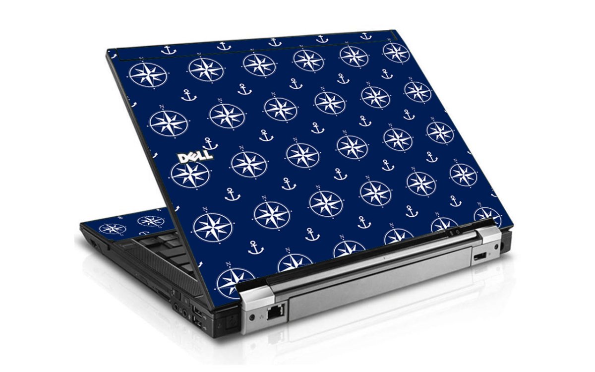 Nautical Anchors Dell E6410 Laptop Skin