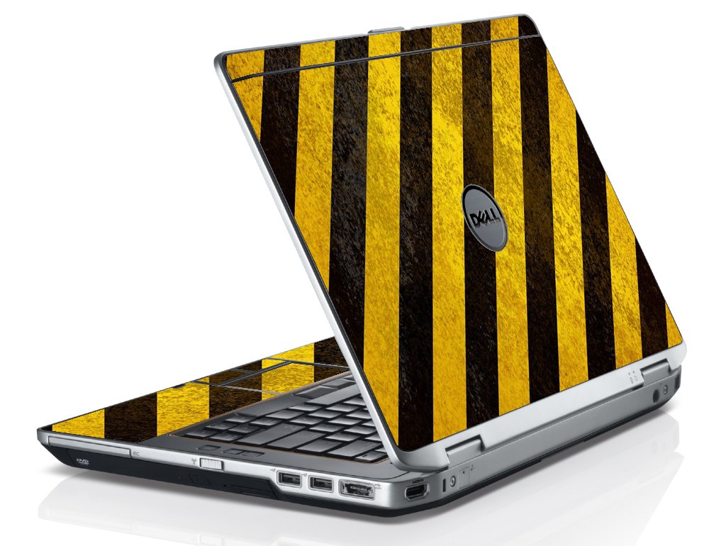 Caution Stripes Dell E6420 Laptop Skin