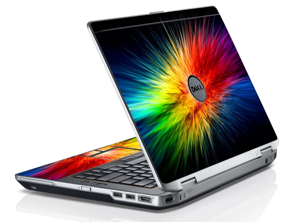 Rainbow Burst Dell E6420 Laptop Skin