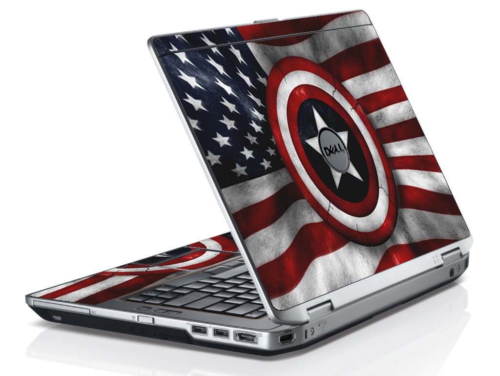 Capt America Flag Dell E6430 Laptop Skin