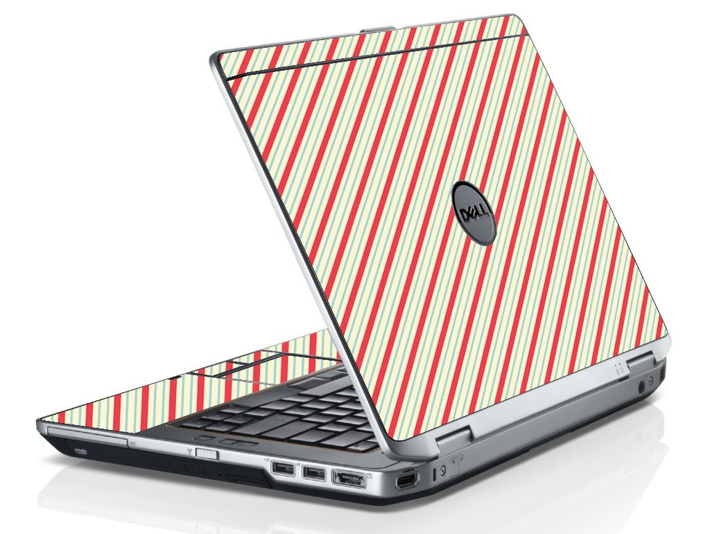 Circus Stripes Dell E6430 Laptop Skin