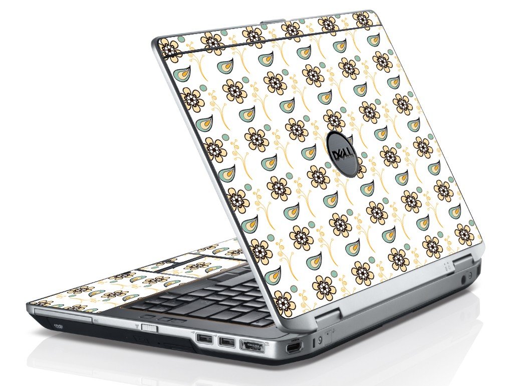 Fun Floral Dell E6430 Laptop Skin