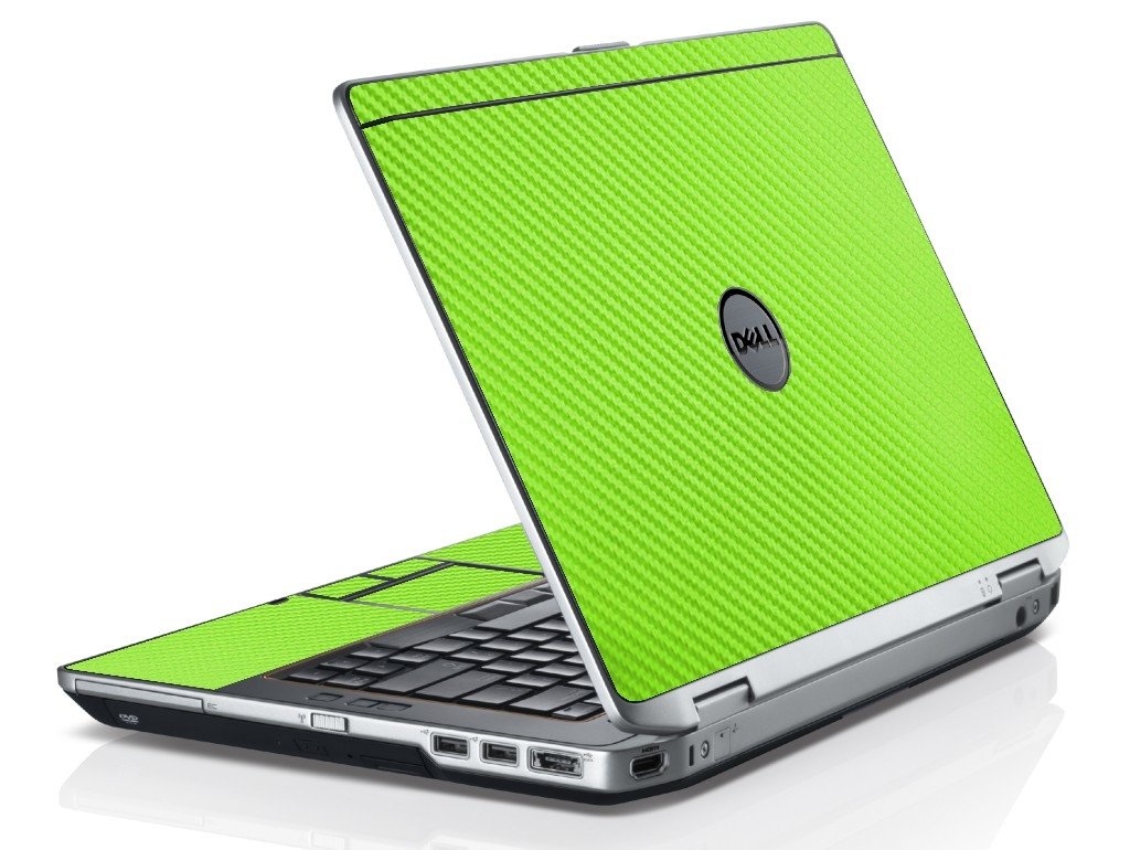 Dell Latitude E6430S GREEN CARBON FIBER Laptop Skin