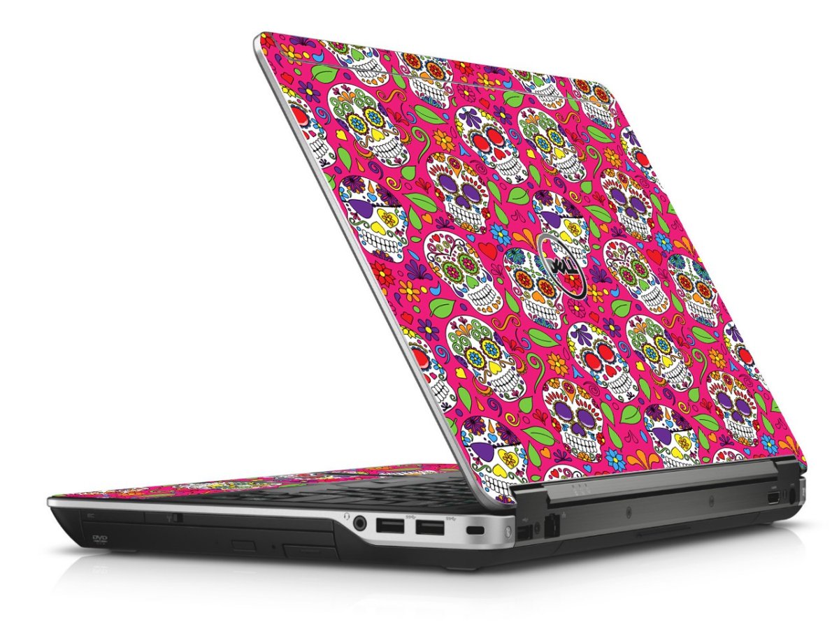 Pink Sugar Skulls Dell E6440 Laptop Skin