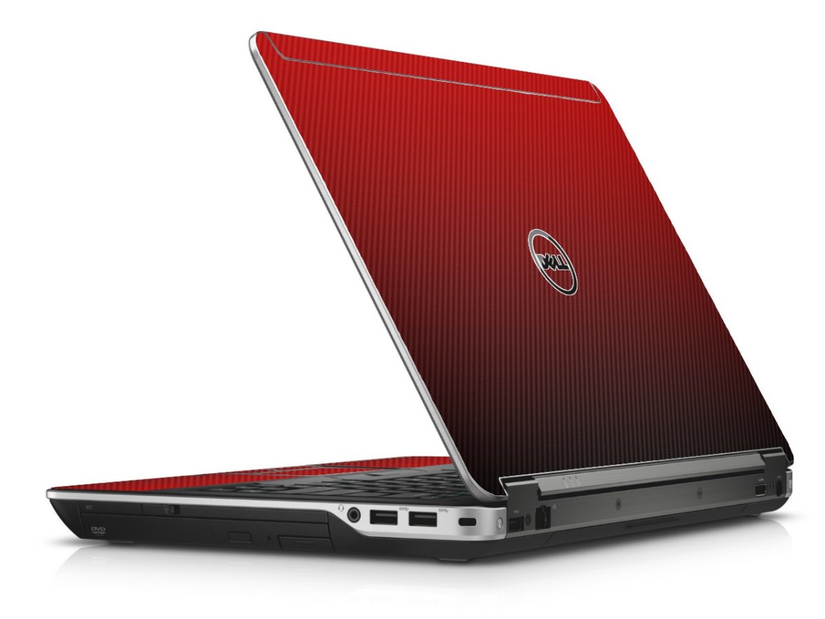 Red Carbon Fiber Dell E6440 Laptop Skin