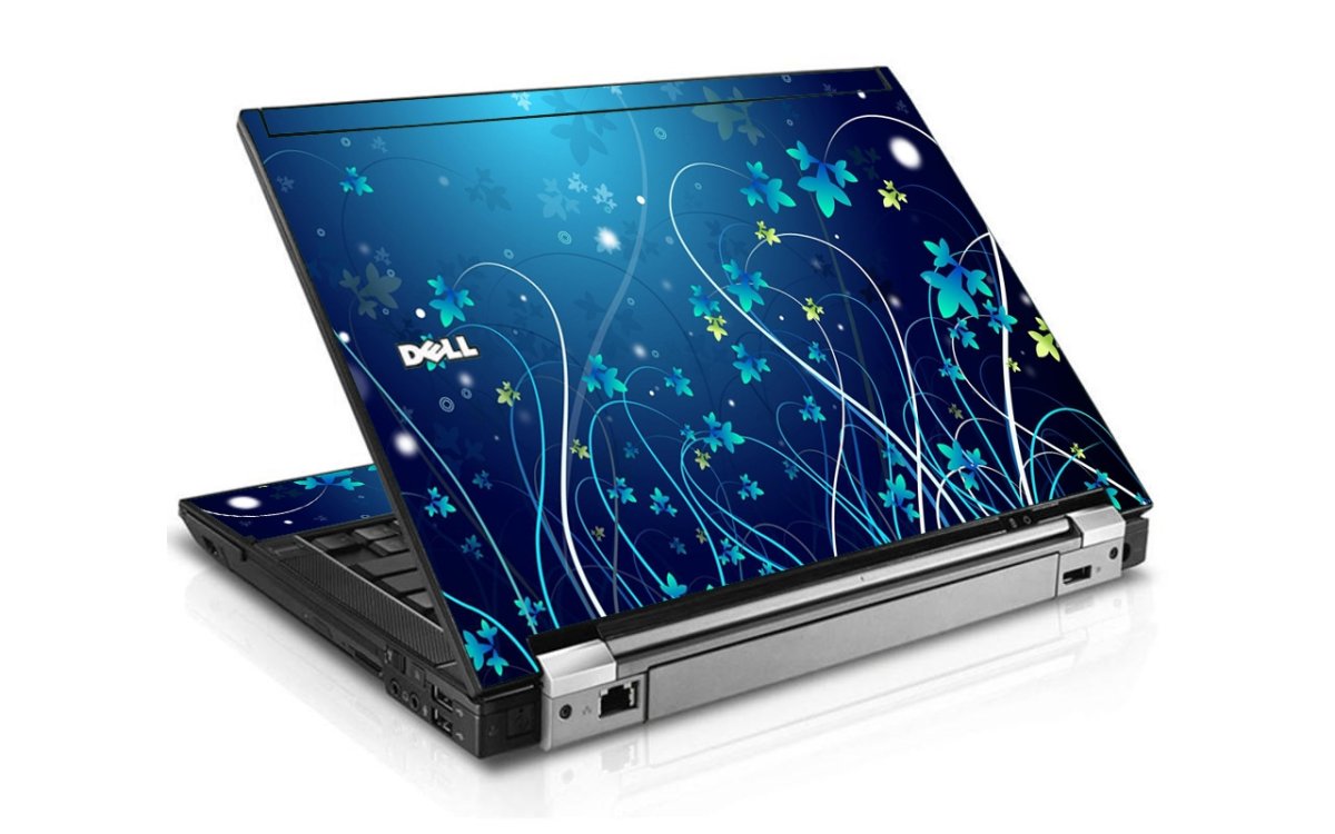 Dell Latitude E6500 (+) BLUE FLOWERS Laptop Skin