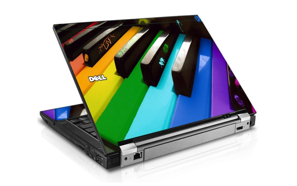 Dell Latitude E6500 (+) COLORFUL PIANO Laptop Skin