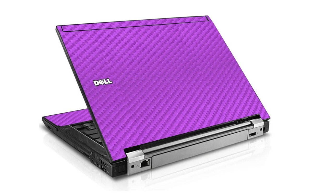 Dell Latitude E6500 (+) PURPLE CARBON FIBER Laptop Skin