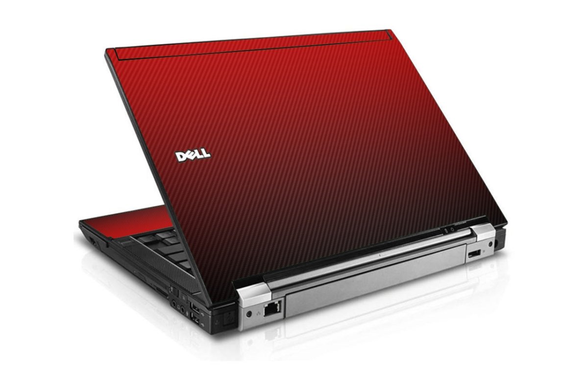 Dell Latitude E6500 (+) RED CARBON FIBER Laptop Skin