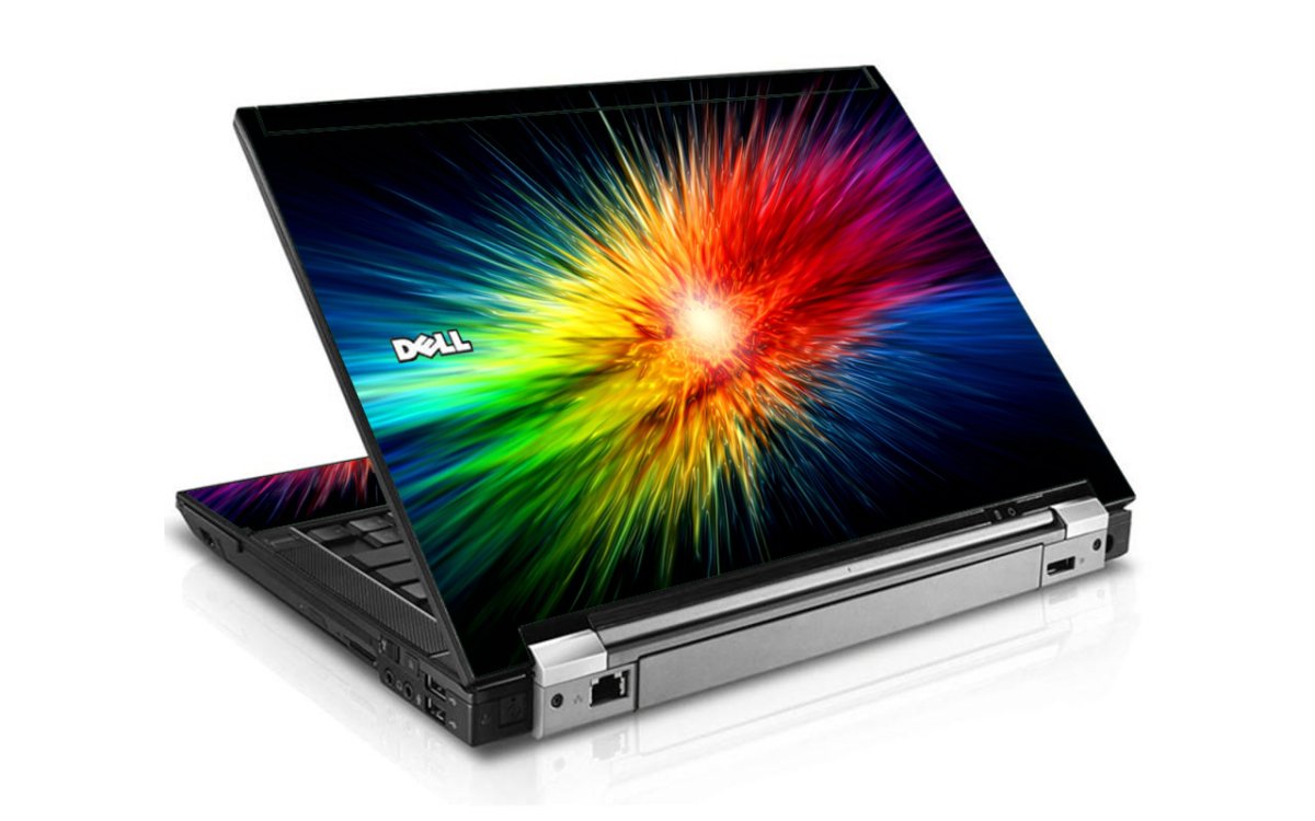 Rainbow Burst Dell E6510 Laptop Skin