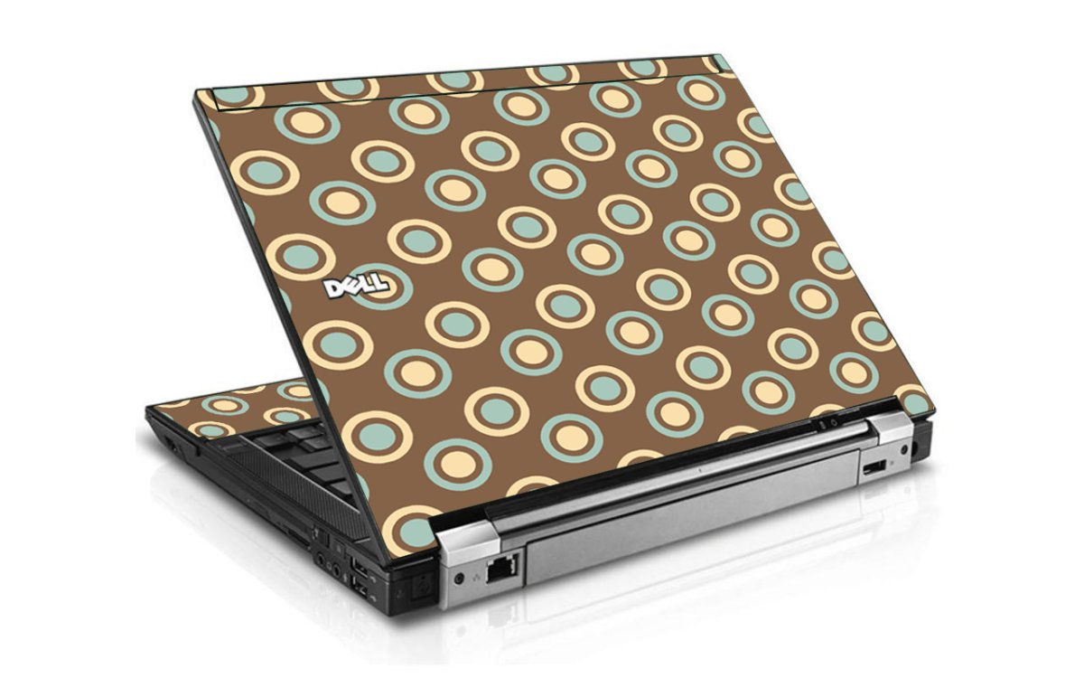 Retro Polka Dot Dell E6510 Laptop Skin