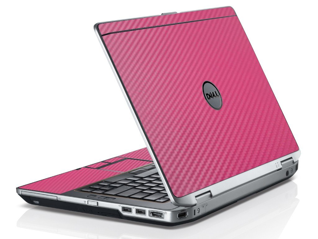 Pink Carbon Fiber Dell E6520 Laptop Skin