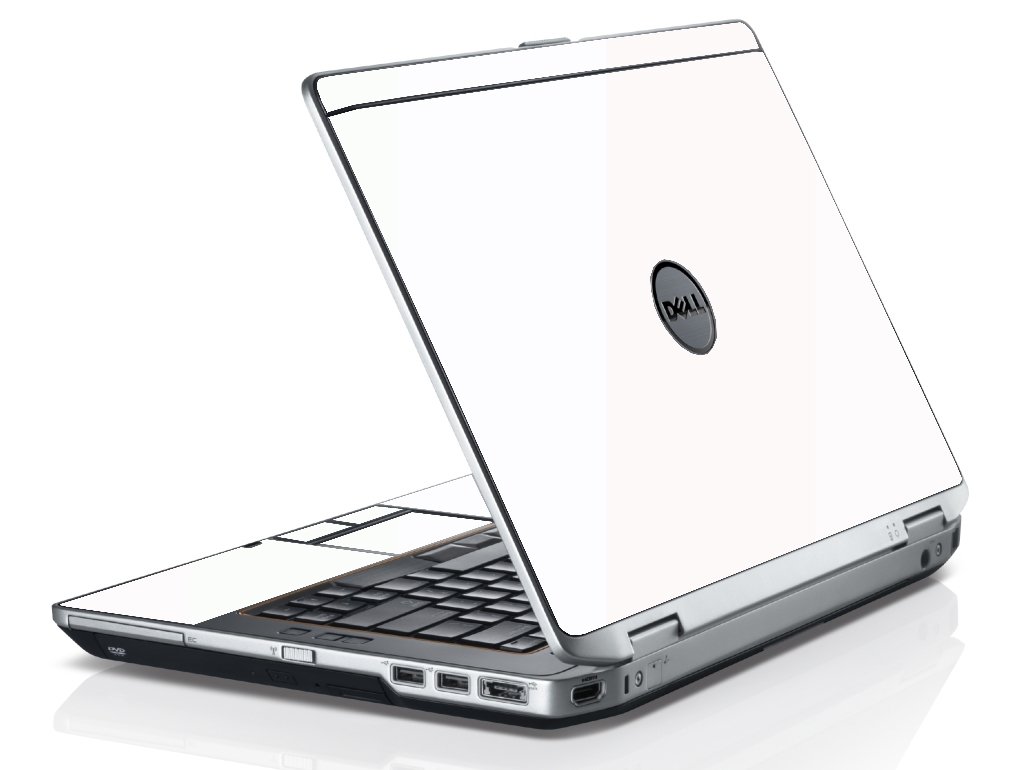 White Dell E6520 Laptop Skin