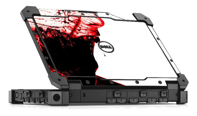 Dell Latitude 12 RUGGED EXTREME 7204 BITE MARKS Laptop Skin