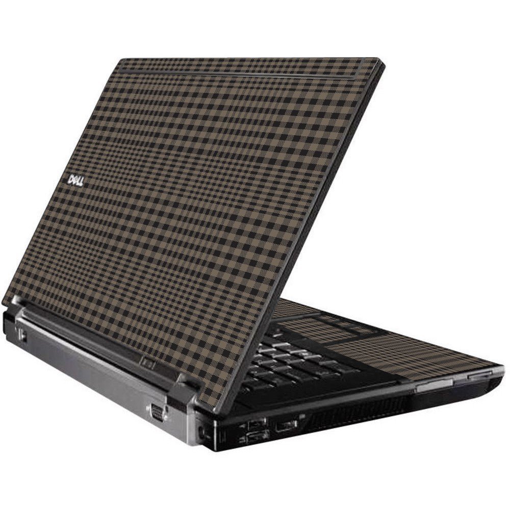 Beige Plaid Dell M4400 Laptop Skin