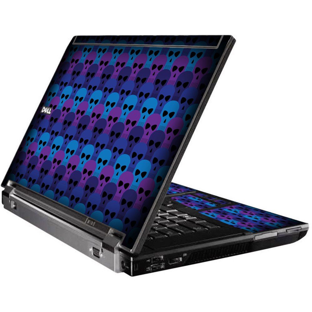 Blue Skulls Dell M4400 Laptop Skin