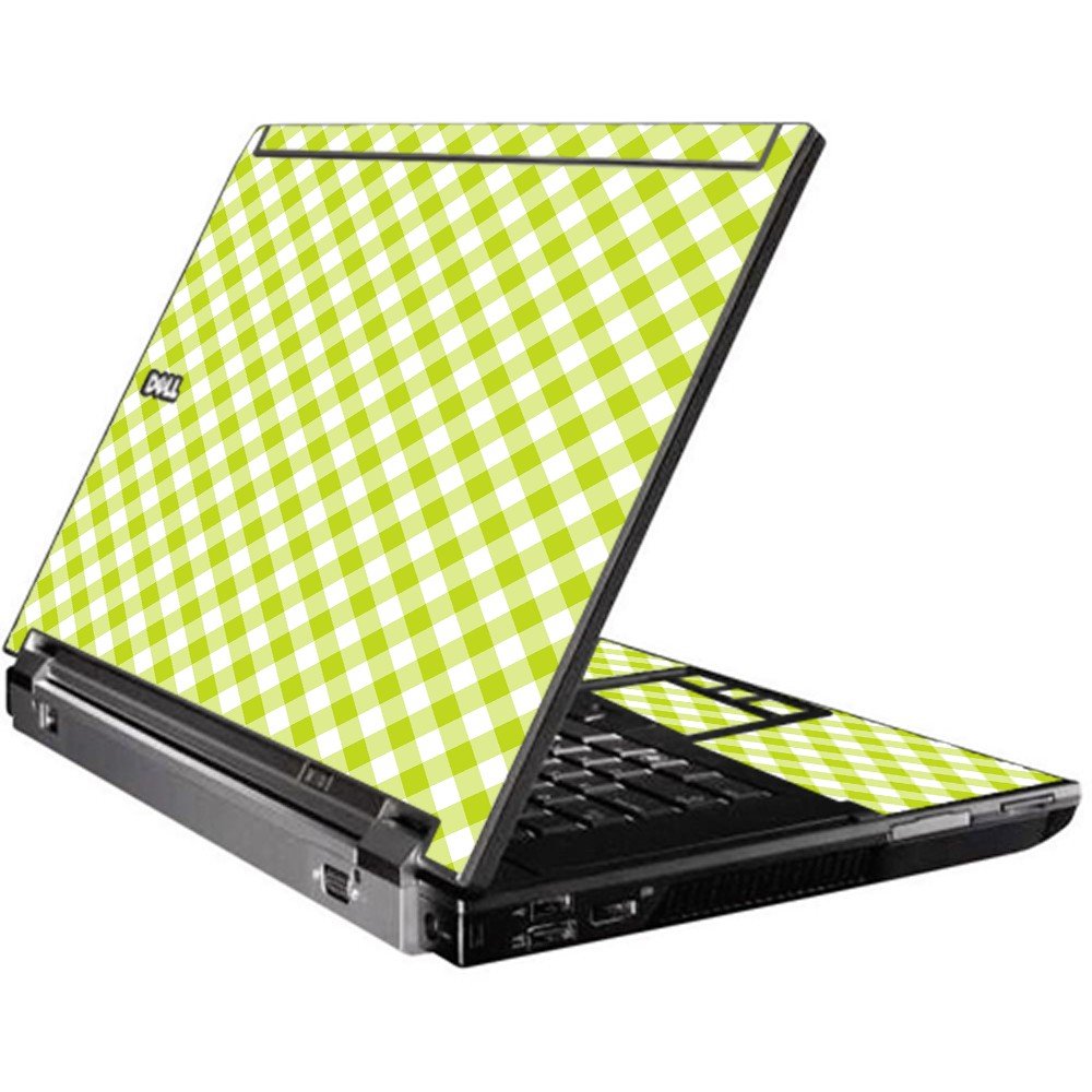 Green Checkered Dell M4400 Laptop Skin
