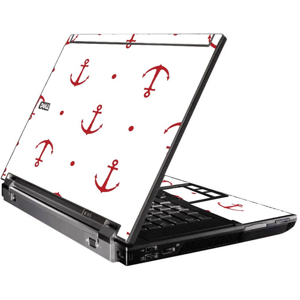 Red Anchors Dell M4400 Laptop Skin