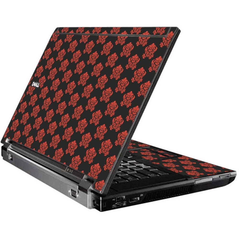 Black Flower Burst Dell M4500 Laptop Skin