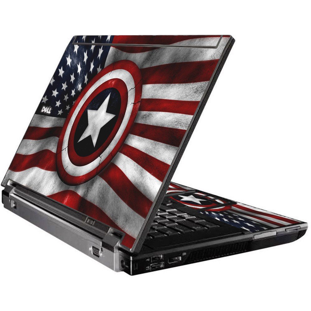 Capt America Flag Dell M4500 Laptop Skin
