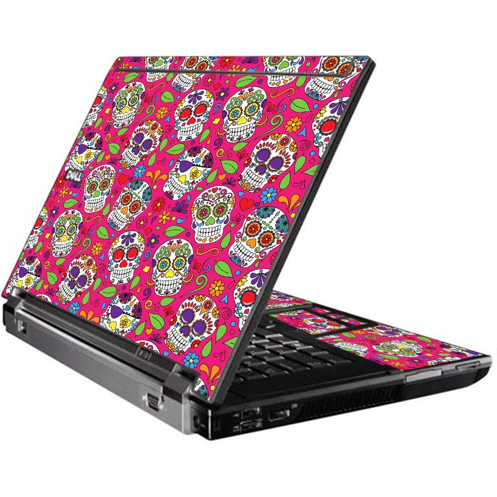 Pink Sugar Skulls Dell M4500 Laptop Skin