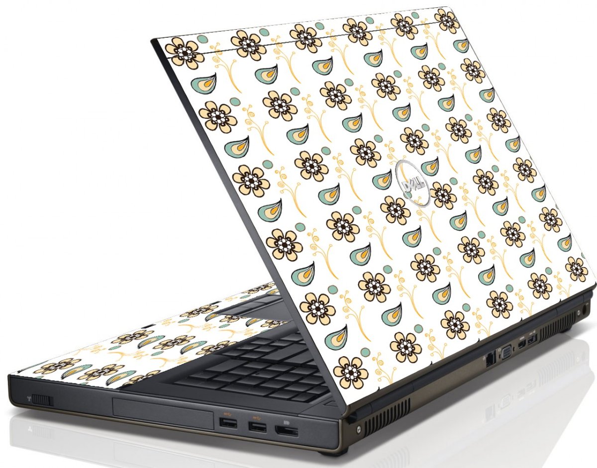 Fun Floral Dell M4600 Laptop Skin