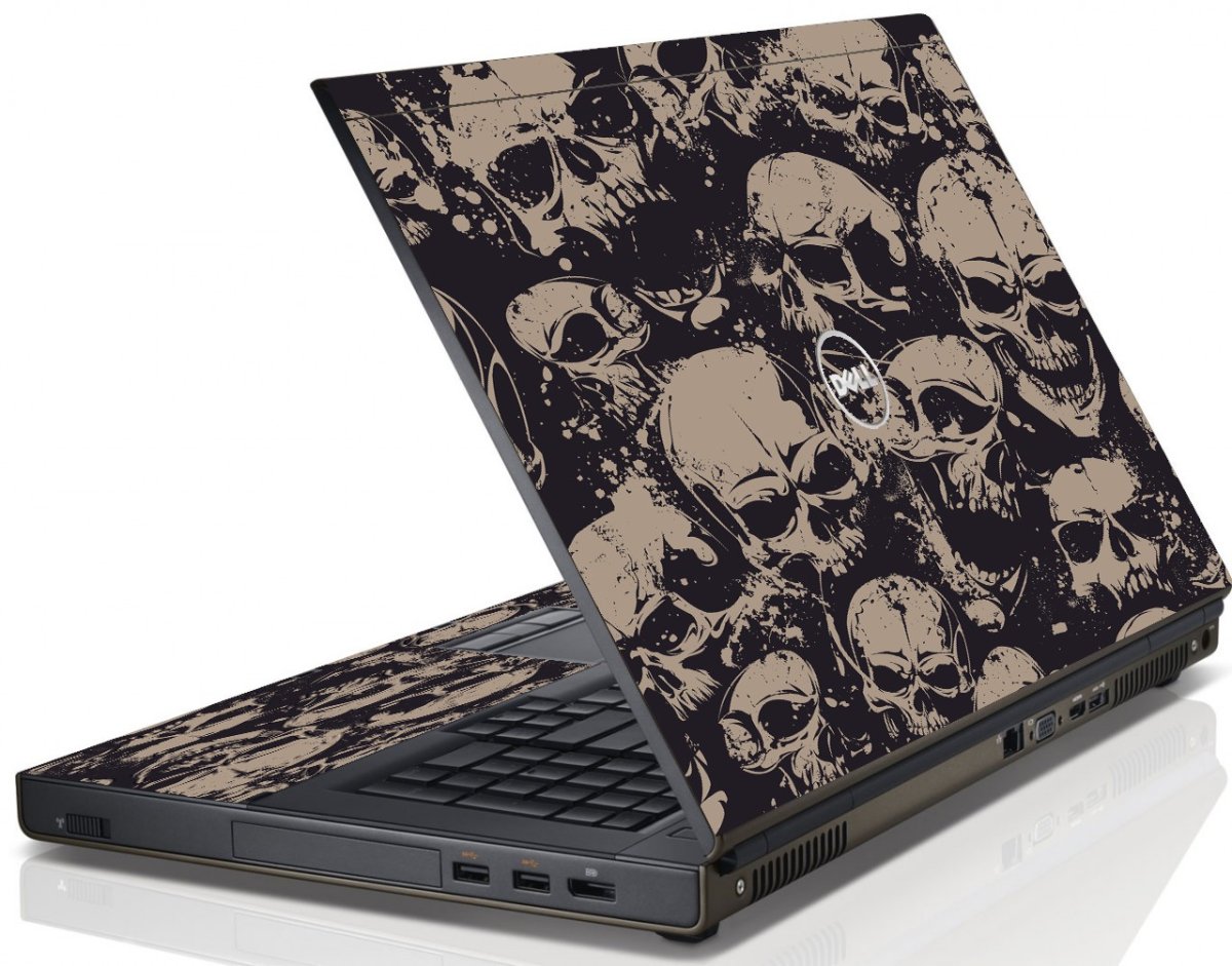 Grunge Skulls Dell M4600 Laptop Skin