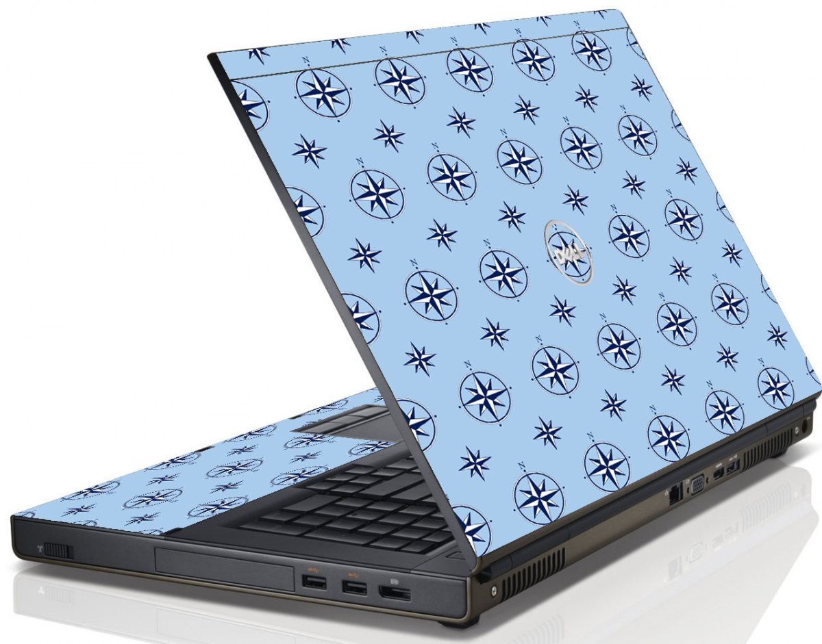 Nautical Blue Dell M4600 Laptop Skin