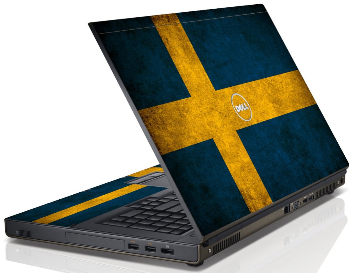 Swedish Flag Dell M4600 Laptop Skin
