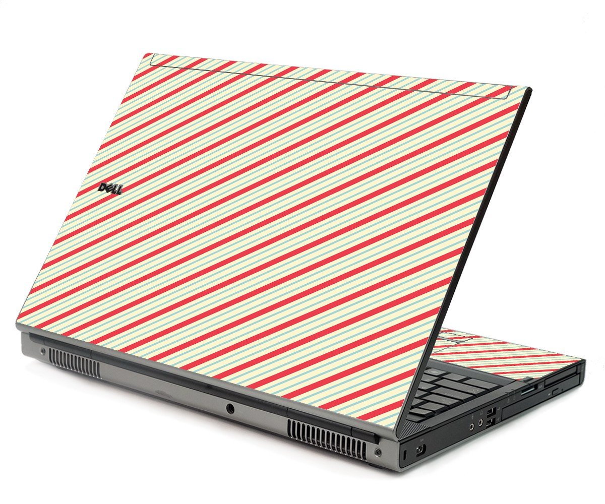 Circus Stripes Dell M6400 Laptop Skin