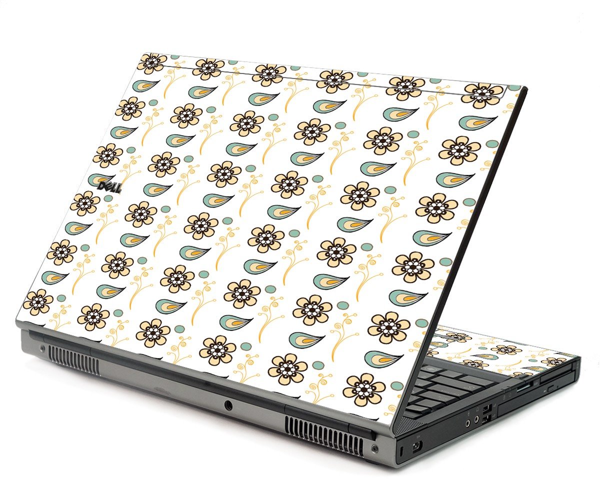 Fun Floral Dell M6400 Laptop Skin