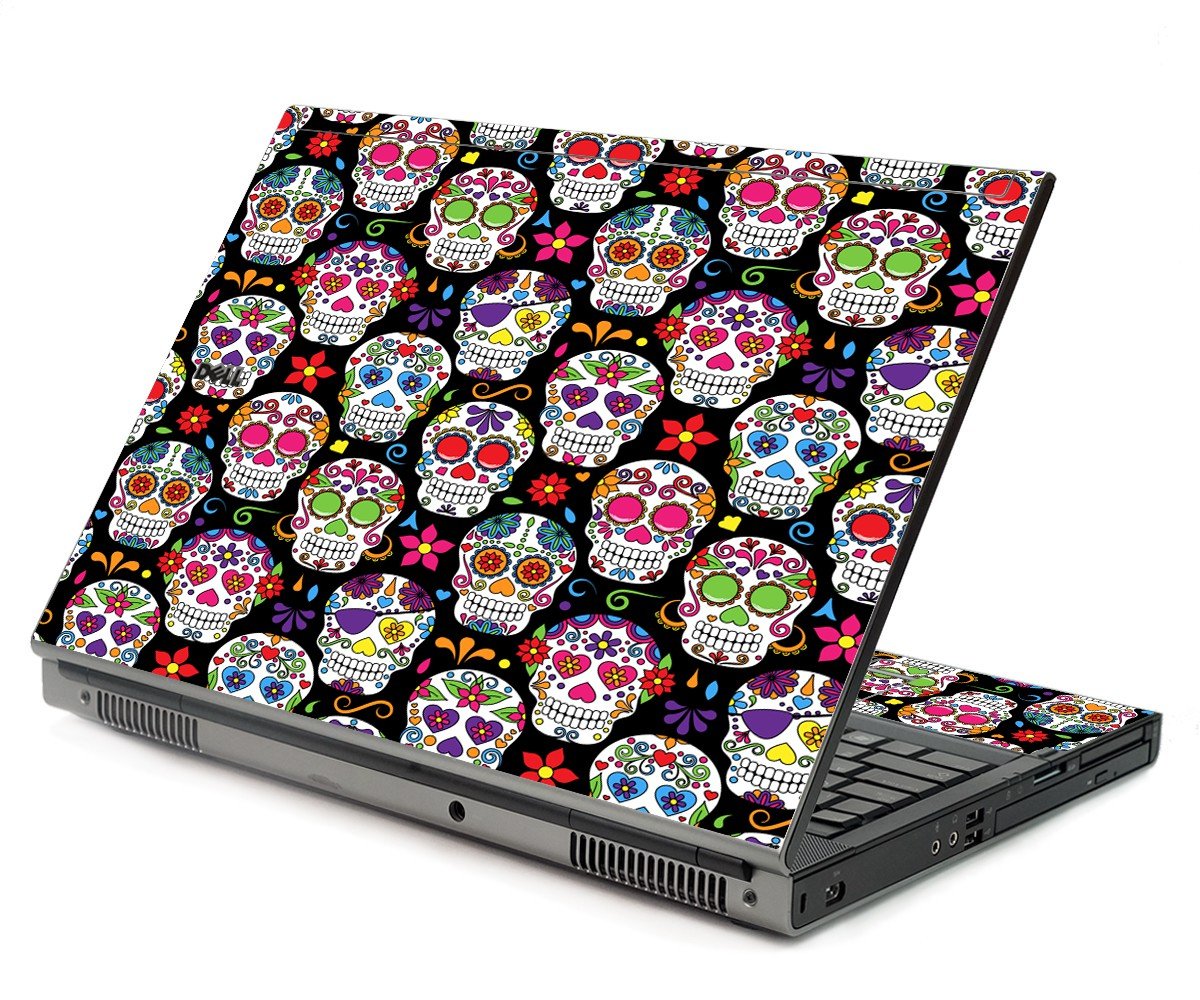 Sugar Skulls Seven Dell M6400 Laptop Skin