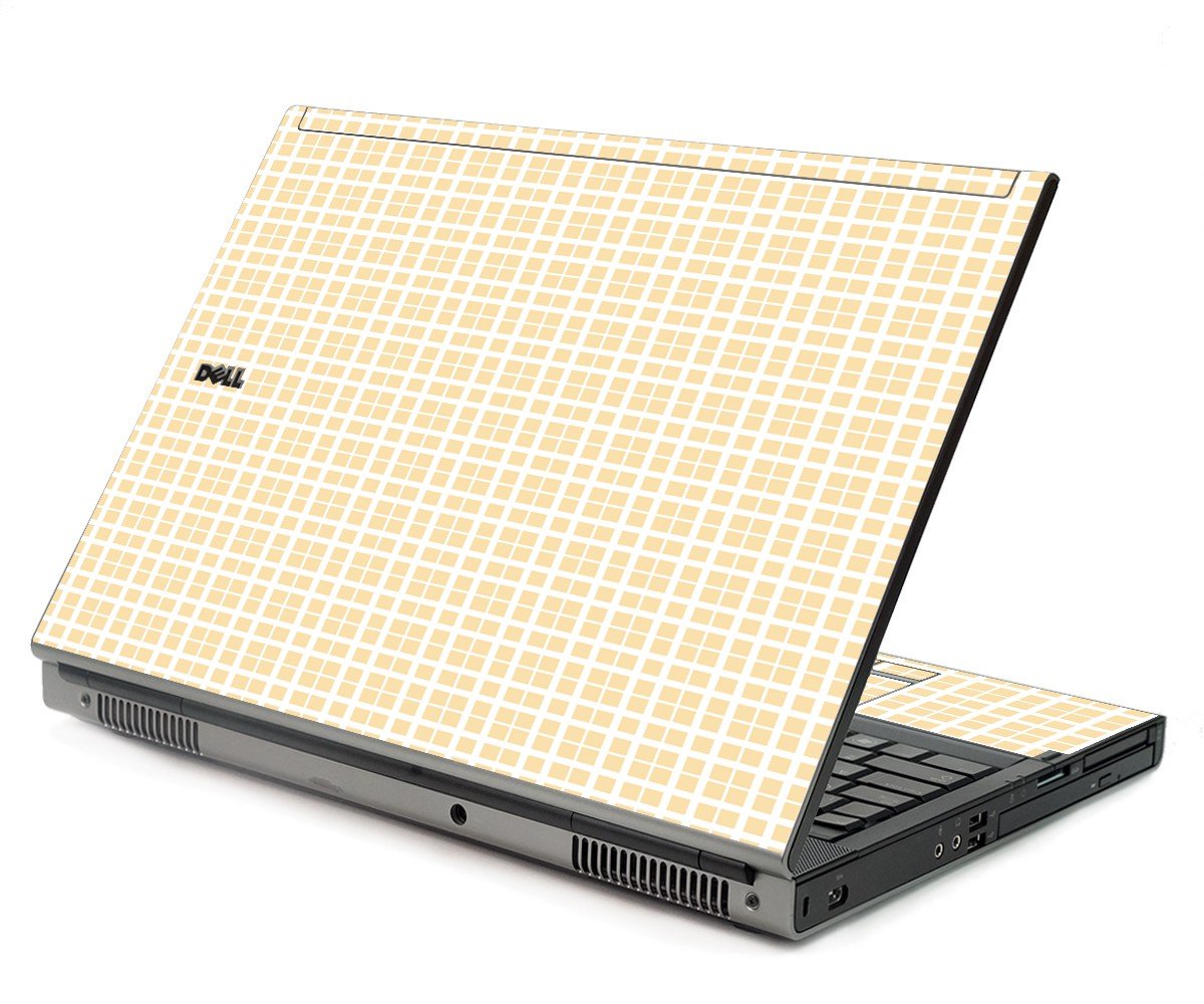 Warm Plaid Dell M6400 Laptop Skin