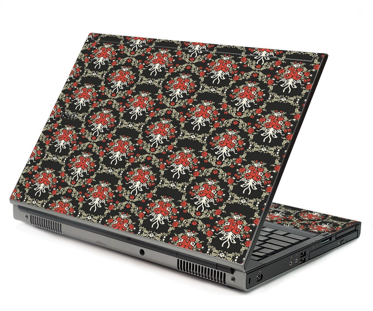 Flower Black Versailles Dell M6500 Laptop Skin