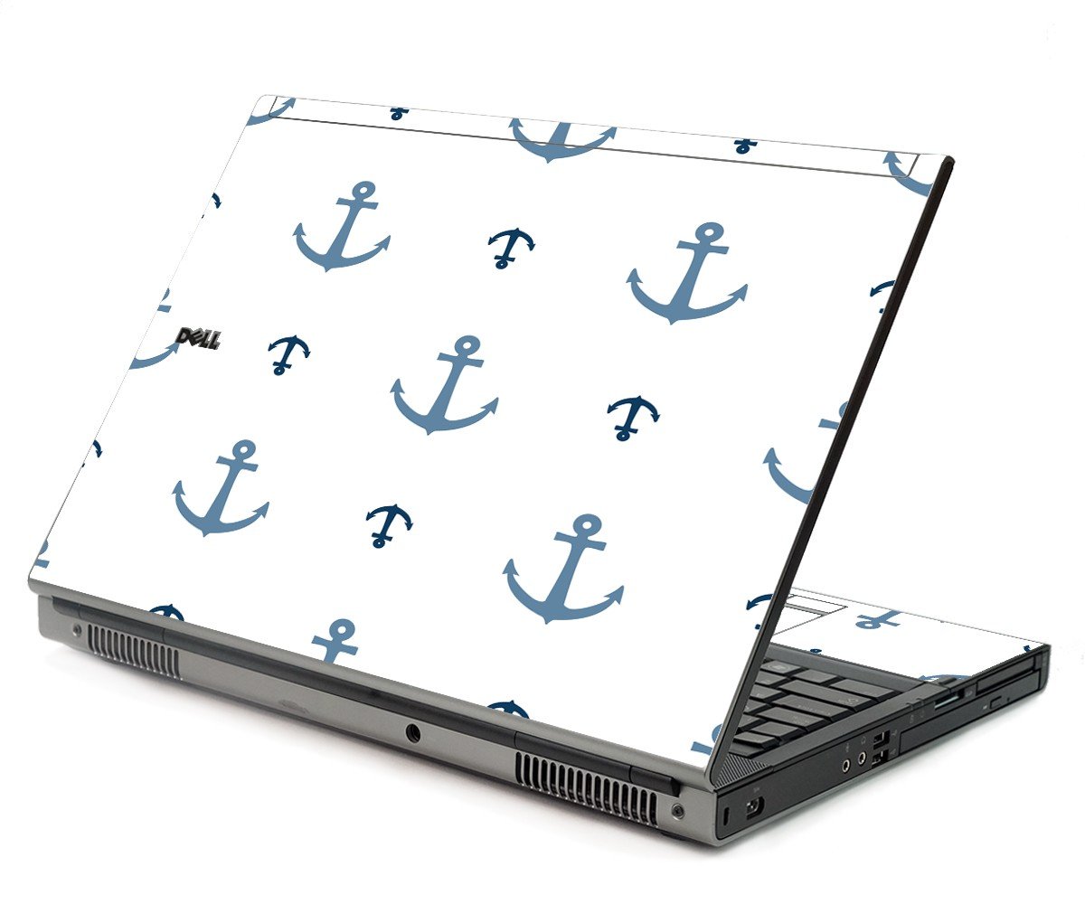 Multi Blue Anchors Dell M6500 Laptop Skin